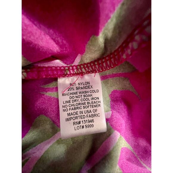 Jude Connally Women's Dolly Floral Tiered Mini Dress Pink Green Size Small NWOT - Picture 6 of 6